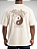 Camiseta Chronic Oversized Linha Pro Yin Yang Bege - Imagem 1