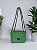 Bolsa verde couro legítimo P - Imagem 4