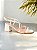 Sandália Off white tiras finas strass - Imagem 3