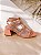 Sandália spike blush salto bloco - Imagem 2