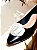 Sapatilha preta flor off white - Imagem 4
