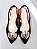 Sapatilha slingback preta flor ônix - Imagem 2