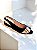 Sapatilha slingback preta laço off - Imagem 1