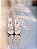 Papete off white amarrar strass prata - Imagem 4