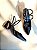 Scarpin preto salto bloco - Imagem 5