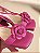 Sandália pink flor de couro - Imagem 1