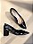 Scarpin preto leve brilho - Imagem 2