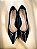Scarpin preto leve brilho - Imagem 1