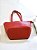 Bolsa couro legítimo tomate 2 alça bolso - Imagem 2