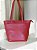 Bolsa couro legítimo tomate 2 alça bolso - Imagem 3