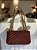 Bolsa Gisele carmim couro legítim - Imagem 3