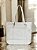 Bolsa 2 tiras off white couro legítimo - Imagem 2