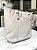 Bolsa 2 tiras off white couro legítimo - Imagem 3