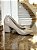 Scarpin nude verniz salto bloco - Imagem 1