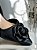 Scarpin preto flor salto fino - Imagem 4