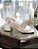 Sandália off white 2 tiras salto 4cm - Imagem 1
