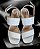 Sandália off white 2 tiras salto 4cm - Imagem 4