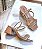 Sandália strass blush salto bloco - Imagem 4
