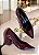 Scarpin paris marsala salto bloco - Imagem 2
