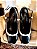 Scarpin paris bicolor salto bloco - Imagem 2