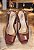 Peep Toe castanho salto bloco - Imagem 3