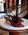 Slingback Mônaco marsala salto fino laço - Imagem 5