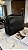 Bolsa preta 100% couro matelassê - Imagem 3
