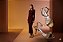 Sandália bronze salto fino strass ouro - Imagem 2