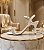 Sandália off white salto fino strass - Imagem 1