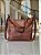 Bolsa Slouchy Avelã Couro Legítimo Nobre - Imagem 2