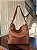 Bolsa Slouchy Avelã Couro Legítimo Nobre - Imagem 3