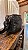 Bolsa Camera Bag Preta Couro Legítimo - Imagem 5