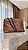 Bolsa Chevron Avelã Couro Legítimo Nobre - Imagem 4