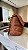 Bolsa Chevron Avelã Couro Legítimo Nobre - Imagem 5