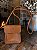 Bolsa Avelã Boho Chic Couro Legítimo - Imagem 2