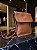 Bolsa Avelã Boho Chic Couro Legítimo - Imagem 1