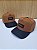 Boné Snapback Boêmia Caramelo com Aba Curva Preto. - Imagem 2
