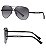 Óculos De Sol Barcur BC8009 Memery Aviador Polarizado Black Gradient - Imagem 3