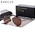 Óculos De Sol Barcur Aviador Masculino Lente Polarizada Brown - Imagem 1