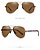 Óculos De Sol Barcur Aviador Masculino Lente Polarizada Brown - Imagem 3