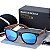 Óculos De Sol Barcur Uv400 Polarizado Original Bambu Azul - Imagem 1