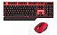 Kit Teclado E Mouse S/ Fio Kross Vermelho E Preto Ke-km553v1 - Imagem 8