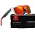 Óculos De Sol Esportivo Polarizado Kdeam C21 Mirrored Red - Imagem 1