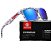 Óculos De Sol Esportivo Polarizado Kdeam C13 Mirror Ice Blue - Imagem 1