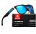 Óculos De Sol Esportivo Polarizado Kdeam C8 Mirror Ice Blue - Imagem 1