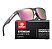Óculos De Sol Esportivo Polarizado Kdeam C28 Mirrored Pink - Imagem 2