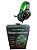 Fone Headset Gamer Viper Pro Rgb Naja VI404 Preto/verde - Imagem 1