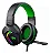 Fone Headset Gamer Viper Pro Rgb Naja VI404 Preto/verde - Imagem 2