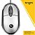 Mouse Óptico Bright 0107 Usb 800 Dpi Prata - Imagem 3