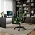 Cadeira Gamer Ergonômica Dazz Level Lv-c01dn Verde - Imagem 1